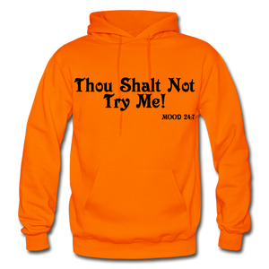 Hip Hop & Boujee's "Shalt Not" Hoodies Collection - orange