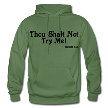 Load image into Gallery viewer, Hip Hop &amp; Boujee&#39;s &quot;Shalt Not&quot; Hoodies Collection - military green