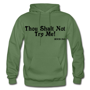 Hip Hop & Boujee's "Shalt Not" Hoodies Collection - military green
