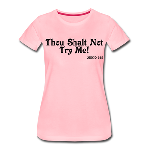 Hip Hop & Boujee's "Shalt Not" Tees Collection - pink