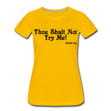 Load image into Gallery viewer, Hip Hop &amp; Boujee&#39;s &quot;Shalt Not&quot; Tees Collection - sun yellow