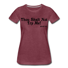 Load image into Gallery viewer, Hip Hop &amp; Boujee&#39;s &quot;Shalt Not&quot; Tees Collection - heather burgundy