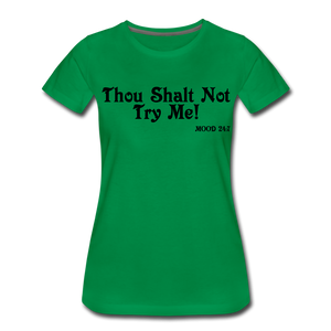 Hip Hop & Boujee's "Shalt Not" Tees Collection - kelly green