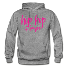 Load image into Gallery viewer, Hip Hop &amp; Boujee&#39;s &quot;Pink Cursive&quot; Hoodie Collection - graphite heather
