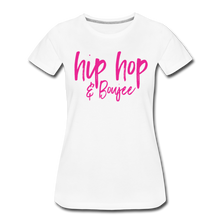 Load image into Gallery viewer, Hip Hop &amp; Boujee&#39;s &quot;Pink Cursive&quot; Tees Collection - white