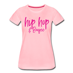 Hip Hop & Boujee's "Pink Cursive" Tees Collection - pink