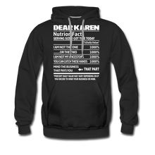 Load image into Gallery viewer, Hip Hop &amp; Boujee&#39;s Dear Karen Hoodie Collection - black