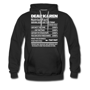 Hip Hop & Boujee's Dear Karen Hoodie Collection - black