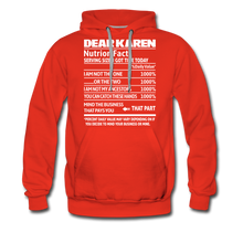 Load image into Gallery viewer, Hip Hop &amp; Boujee&#39;s Dear Karen Hoodie Collection - red