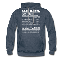 Load image into Gallery viewer, Hip Hop &amp; Boujee&#39;s Dear Karen Hoodie Collection - heather denim