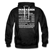 Load image into Gallery viewer, Hip Hop &amp; Boujee&#39;s Dear Karen Hoodie Collection - charcoal gray