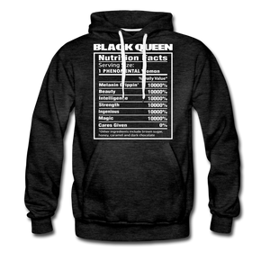 Hip Hop & Boujee's Black Queen Hoodie Collection - charcoal gray