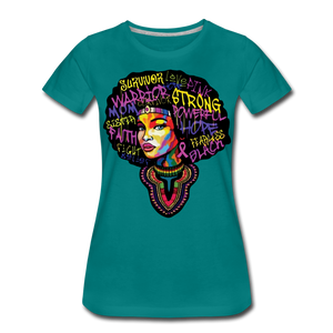 Hip Hop & Boujee's "Survivor" Tee Colletion - teal