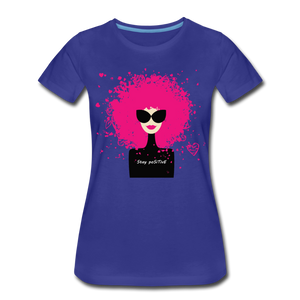 Hip Hop & Boujee's "Not My Hair" Tees Collection - royal blue