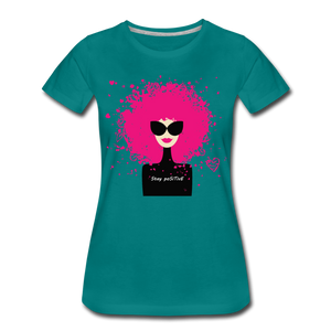 Hip Hop & Boujee's "Not My Hair" Tees Collection - teal