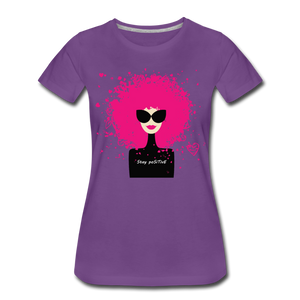 Hip Hop & Boujee's "Not My Hair" Tees Collection - purple
