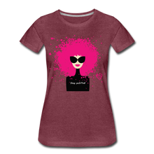 Load image into Gallery viewer, Hip Hop &amp; Boujee&#39;s &quot;Not My Hair&quot; Tees Collection - heather burgundy