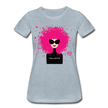 Load image into Gallery viewer, Hip Hop &amp; Boujee&#39;s &quot;Not My Hair&quot; Tees Collection - heather ice blue