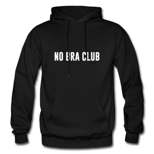 Hip Hop & Boujee's "No Bra" Hoodie Collection - black