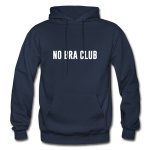 Hip Hop & Boujee's "No Bra" Hoodie Collection - navy