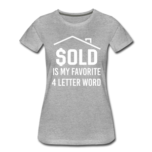 Hip Hop & Boujee's "Sold" Tee Collection - heather gray
