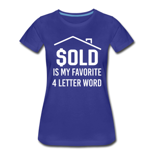 Hip Hop & Boujee's "Sold" Tee Collection - royal blue