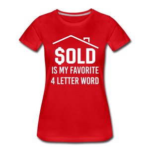 Hip Hop & Boujee's "Sold" Tee Collection - red
