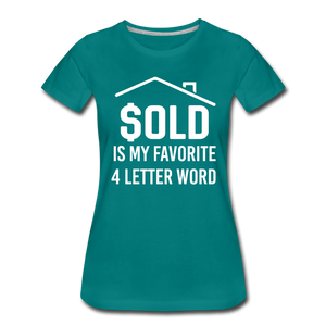 Hip Hop & Boujee's "Sold" Tee Collection - teal