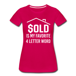 Hip Hop & Boujee's "Sold" Tee Collection - dark pink