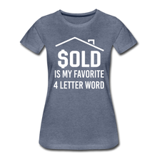 Load image into Gallery viewer, Hip Hop &amp; Boujee&#39;s &quot;Sold&quot; Tee Collection - heather blue