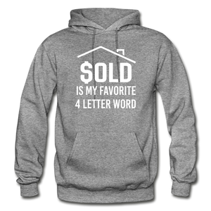 Hip Hop & Boujee's "Sold" Hoodie Collection - graphite heather