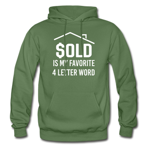Hip Hop & Boujee's "Sold" Hoodie Collection - military green