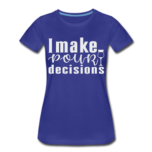 Hip Hop & Boujee's "Pour" T-Shirt - royal blue