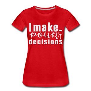 Hip Hop & Boujee's "Pour" T-Shirt - red