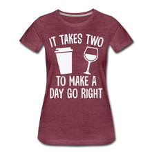Load image into Gallery viewer, Hip Hop &amp; Boujee&#39;s &quot;Two&quot;  T-Shirt - heather burgundy