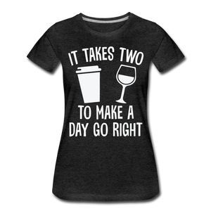 Hip Hop & Boujee's "Two"  T-Shirt - charcoal gray