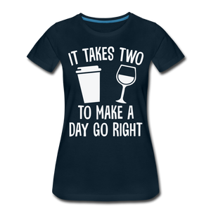 Hip Hop & Boujee's "Two"  T-Shirt - deep navy