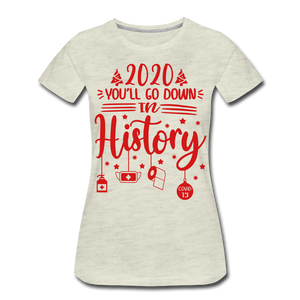 HIp Hop & Boujee's "History" T-Shirt - heather oatmeal