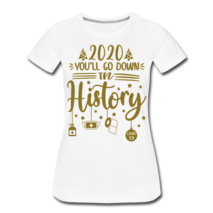 Hip Hop & Boujee's "History" T-Shirt - white