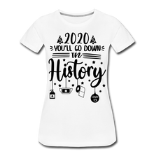 Load image into Gallery viewer, Hip Hop &amp; Boujee&#39;s &quot;History&quot; T-Shirt - white