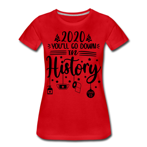Hip Hop & Boujee's "History" T-Shirt - red