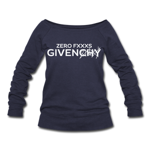 Hip Hop & Boujee's "Zero"  Sweatshirt - melange navy
