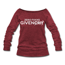 Load image into Gallery viewer, Hip Hop &amp; Boujee&#39;s &quot;Zero&quot;  Sweatshirt - cardinal triblend