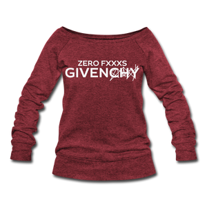 Hip Hop & Boujee's "Zero"  Sweatshirt - cardinal triblend