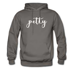 HIp Hop & Boujee's "Petty" Hoodie - asphalt gray