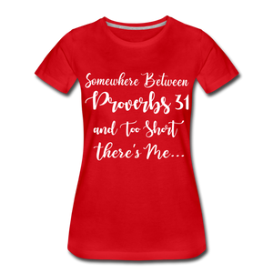Hip Hop & Boujee's "Somewhere In Between" T-Shirt - red