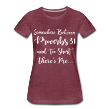 Load image into Gallery viewer, Hip Hop &amp; Boujee&#39;s &quot;Somewhere In Between&quot; T-Shirt - heather burgundy