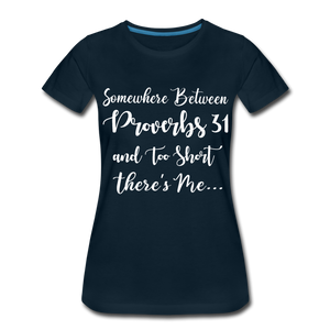 Hip Hop & Boujee's "Somewhere In Between" T-Shirt - deep navy