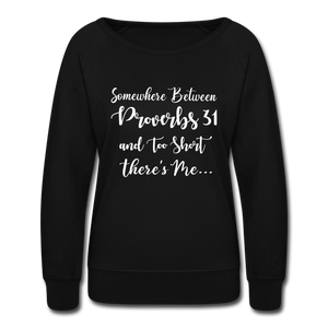 Hip Hop & Boujee's "Somewhere In Between" Crewneck Sweatshirt - black