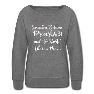 Hip Hop & Boujee's "Somewhere In Between" Crewneck Sweatshirt - heather gray